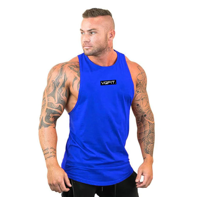 Brand Gyms Clothing Mens Bodybuilding Hooded Tank Top Cotton Sleeveless Vest Sweatshirt Fitness Workout Sportswear Tops Male